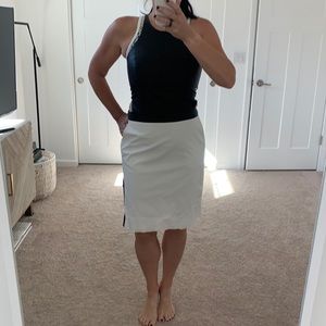 Helmet Lang leather upper dress size 6